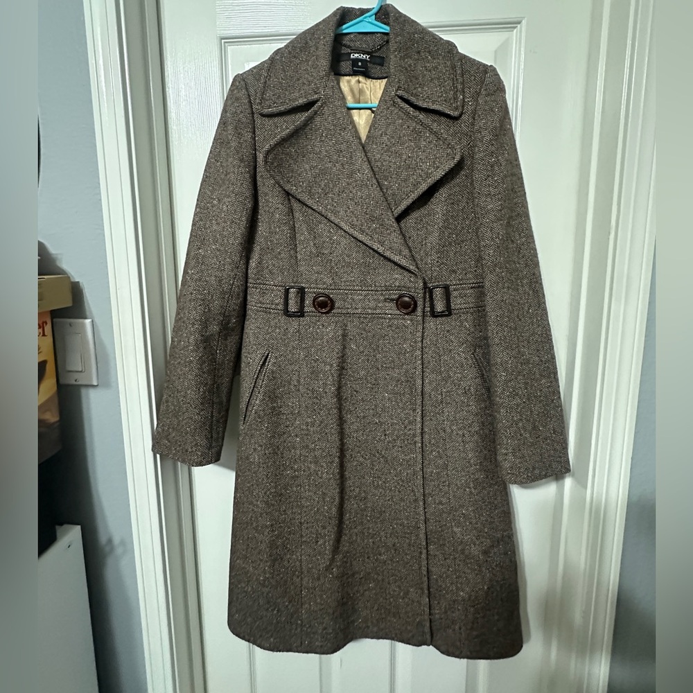 DKNY wool winter coat